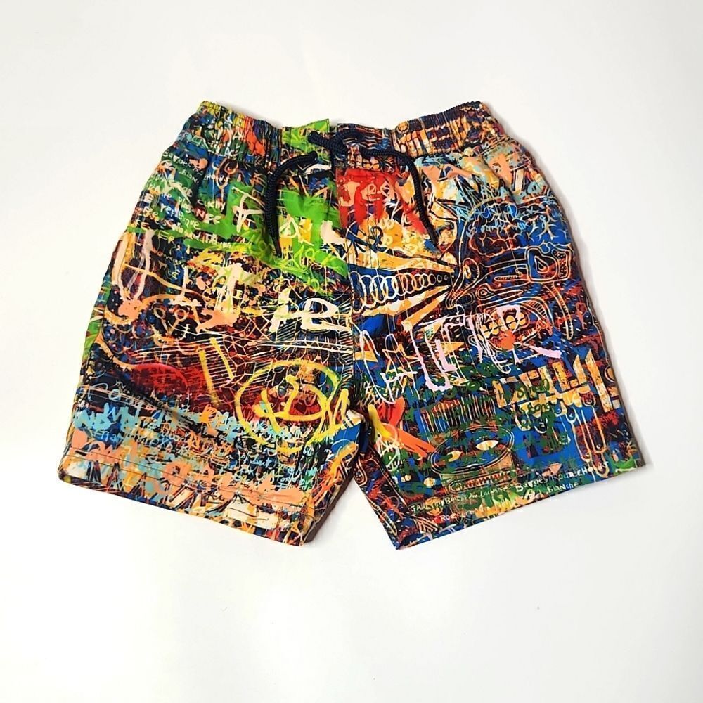JUNIOR GAULTIER SWIM SHORTS YELLOW FOR BOYS SIZE 6